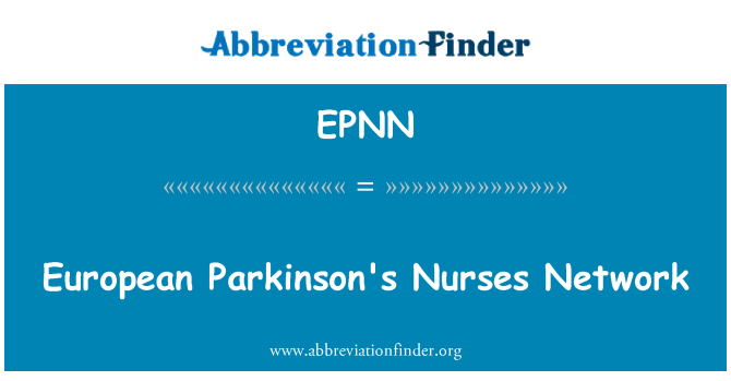 EPNN: Ewopeyen an Parkinson enfimyè rezo