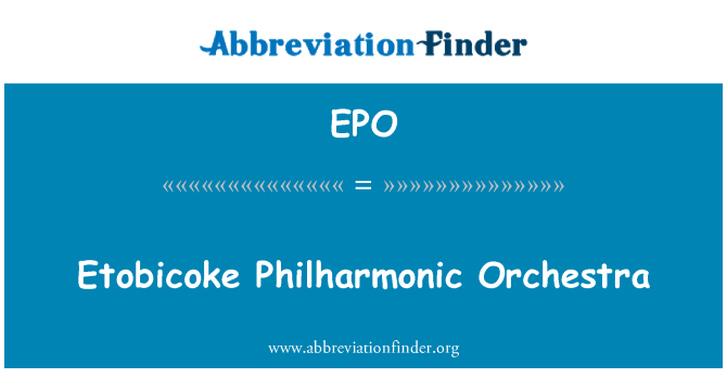 EPO: วงฟิลฮาร์โมนิค Etobicoke