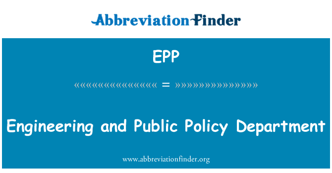 EPP: Inžinierske a verejné politiky ústav