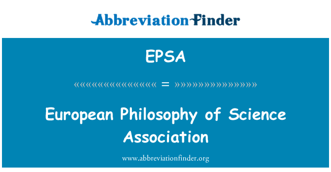 EPSA: Filozofi Ewopeyen an asosiyasyon syans