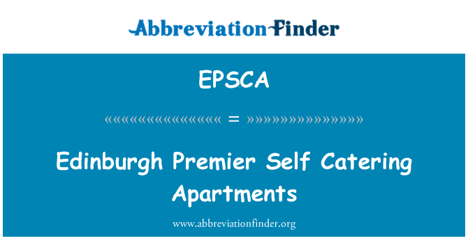 EPSCA: Appartamenti tal-Catering Edinburgh Premier fuqek