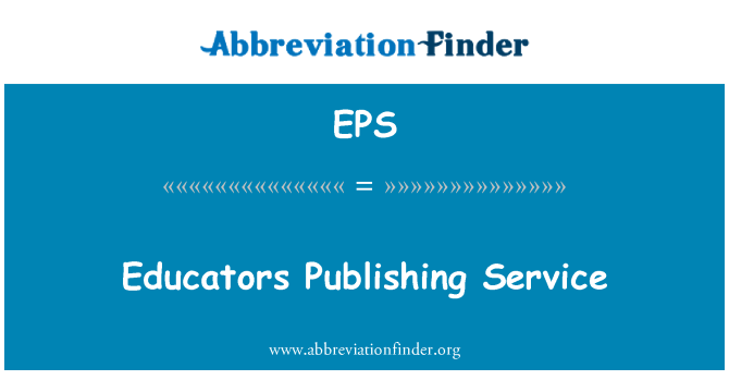 EPS: Servicio de publicación de educadores