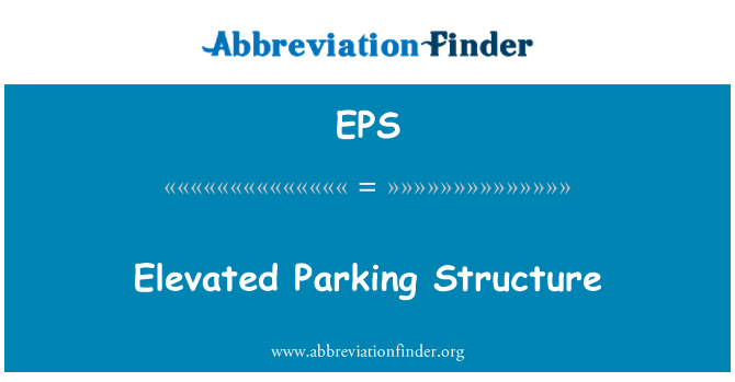 EPS: Povišane Parkirne strukture