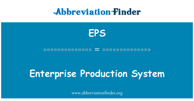 EPS: Sistem pengeluaran Enterprise