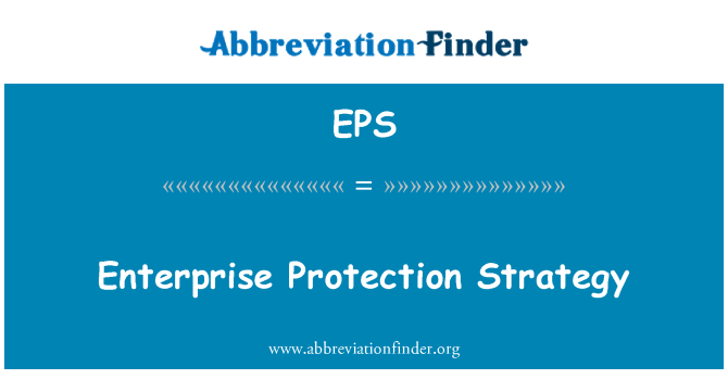 EPS: Podjetje varstvo strategije