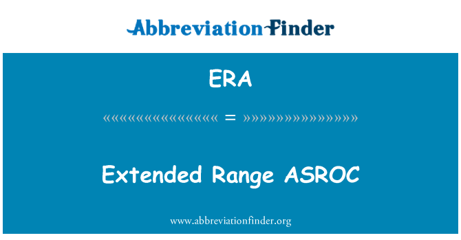 ERA: گسترش محدوده ASROC