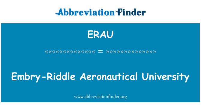 ERAU: Embry-Riddle Aeronautical University