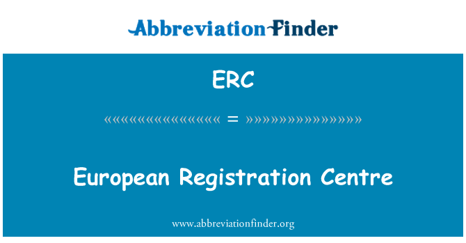 ERC: Eurooppalainen keskus