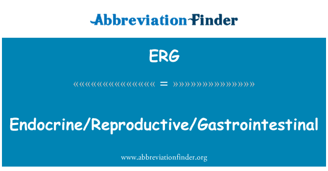 ERG: Endokrini/reproduktivni/probavnog