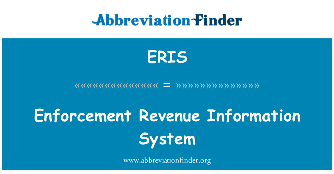 ERIS: Prosazování příjmů informační systém