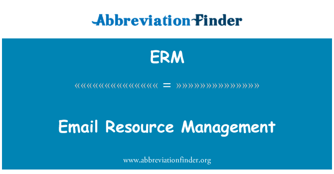 ERM: Pengurusan sumber e-mel