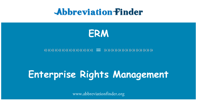 ERM: Įmonės teisių valdymo