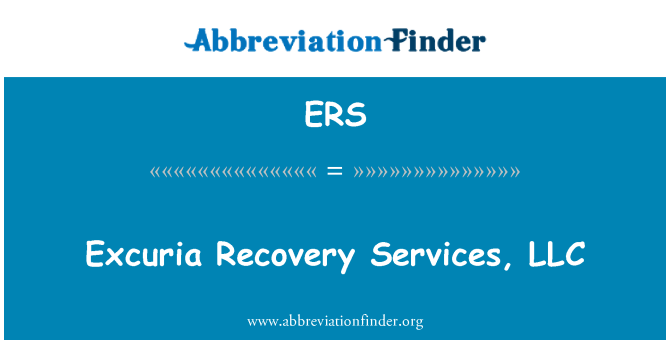 ERS: บริการกู้คืน Excuria, LLC