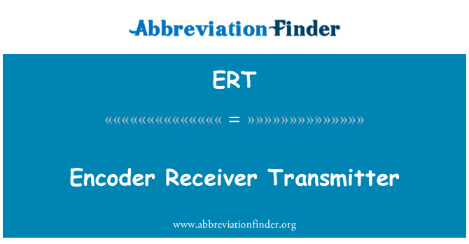 ERT: Encoder riċevitur Transmitter
