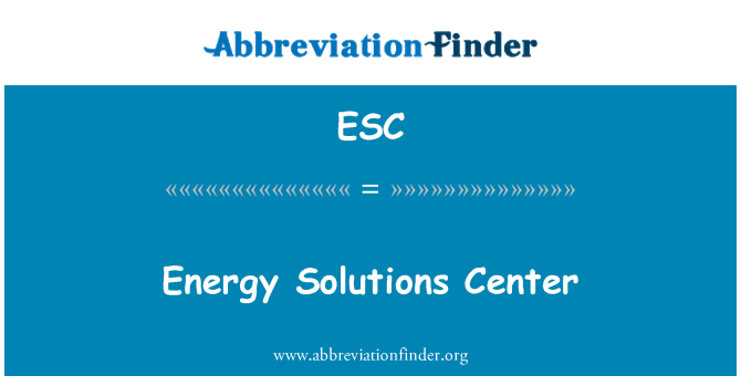 ESC: Energiakeskus lahendused