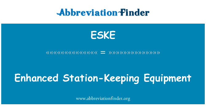 ESKE: Patobulintas Station palaikymo įranga