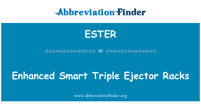 ESTER: Intel·ligents realçades Triple Expulsor bastidors