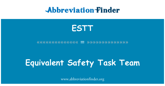 ESTT: समतुल्य सुरक्षा कार्य दल