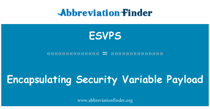 ESVPS: Encapsulating ความปลอดภัยส่วนของข้อมูลของตัวแปร