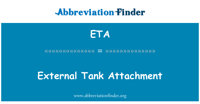 ETA: External Tank Attachment