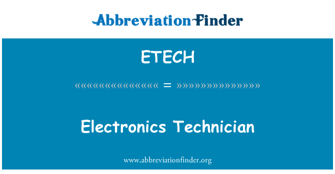 ETECH: Elektronikk tekniker