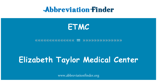 ETMC: המרכז הרפואי של אליזבת טיילור