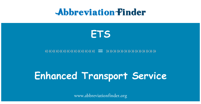 ETS: Gwasanaeth trafnidiaeth gwell