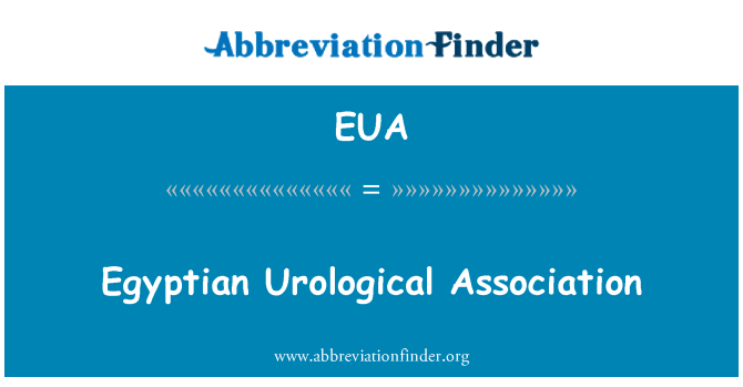 EUA: Persatuan Urologi Mesir