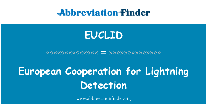 EUCLID: 歐洲合作防雷檢測