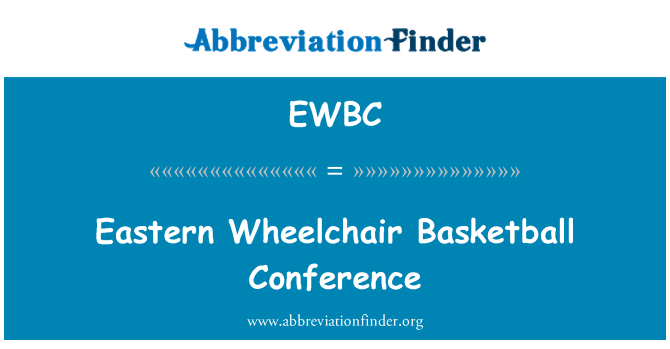 EWBC: 东部轮椅篮球会议