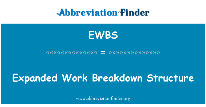 EWBS: Structure de répartition du travail élargi