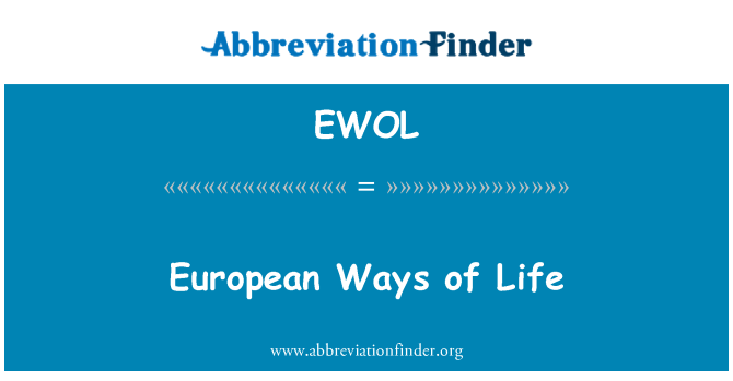 EWOL: Ewopeyen chemen ki bay lavi