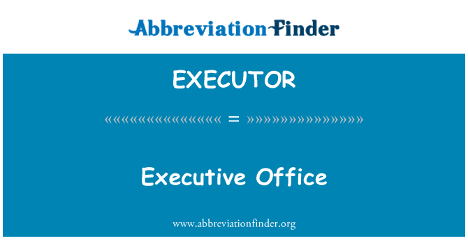 EXECUTOR: Biwo egzekitif