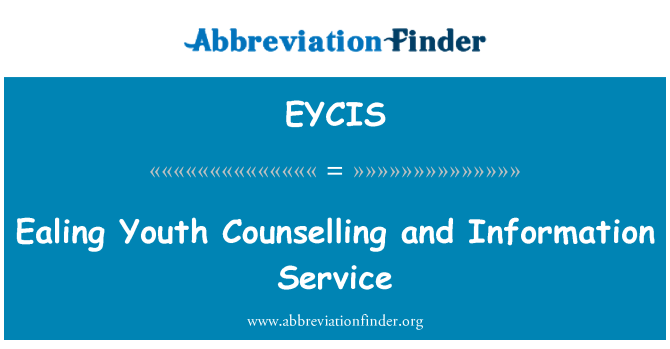 EYCIS: Ealing молодежных консультационных и информационных услуг