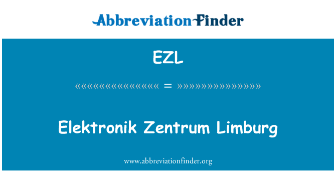 EZL: Elektronik Zentrum Limburg