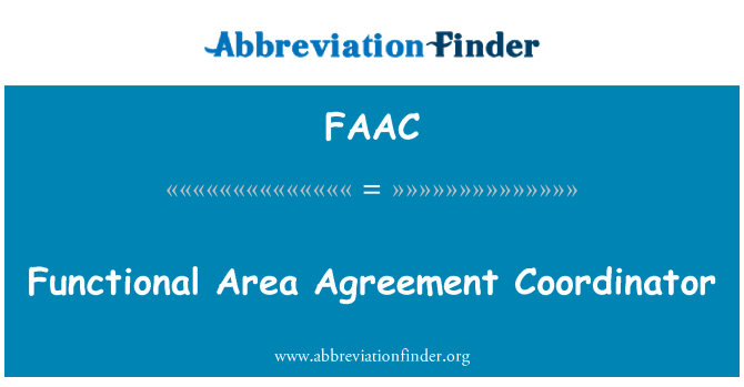 FAAC: Area fungsional perjanjian Koordinator