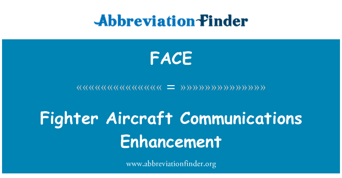 FACE: Avyon de gè kominikasyon Amélioration