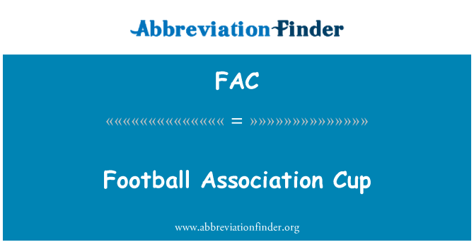 FAC: Football Association Cup