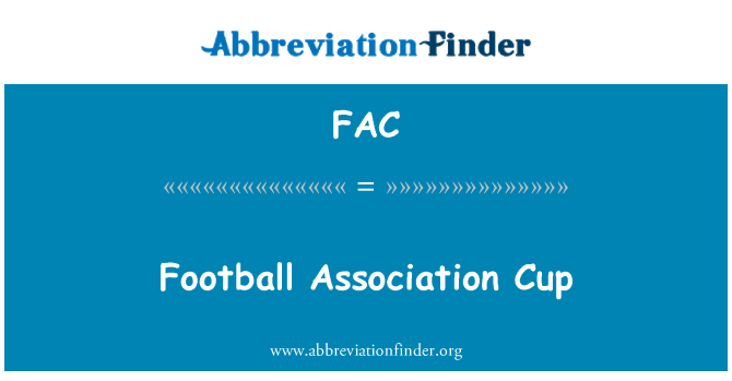 FAC: Football Association Cup