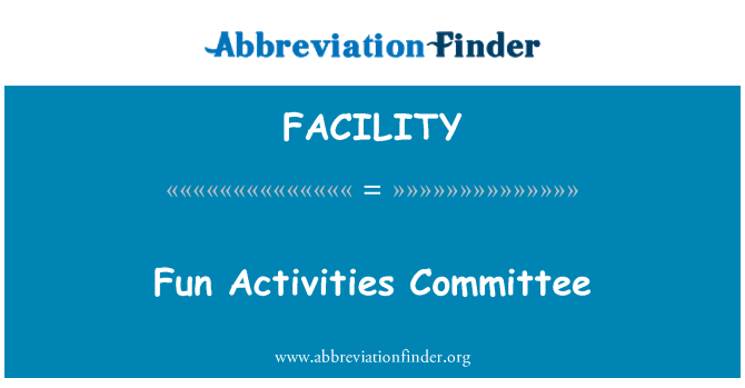 FACILITY: Komite amizan aktivite