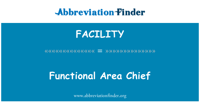 FACILITY: Fonctionnelles chèf nan zòn nan
