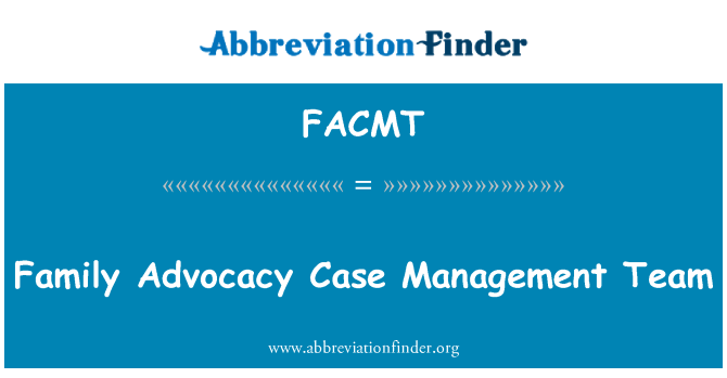 FACMT: Familie Advocacy Case Management Team