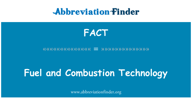 FACT: Gaz ak teknoloji Combustion