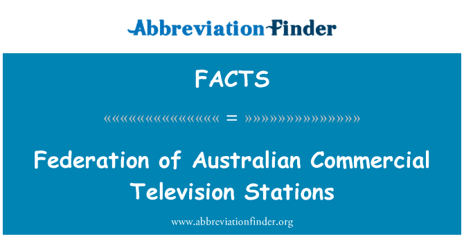 FACTS: Federasyon èstasyon televizyon komèsyal Ostralyen yo