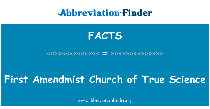 FACTS: První Amendmist kostel pravda vědy
