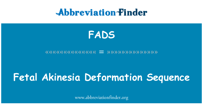 FADS: Sekwenza ta ' deformazzjoni akinesija ġuf