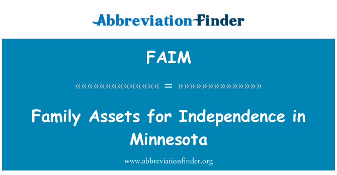 FAIM: L-assi tal-familja għall-indipendenza fil Minnesota