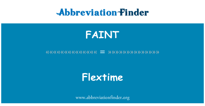 FAINT: Flextime