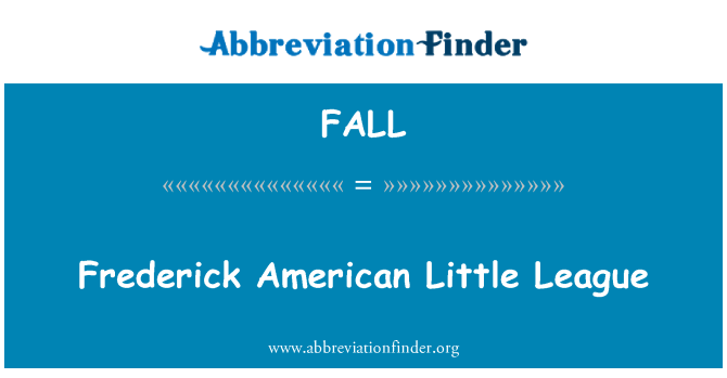FALL: Lig ti Ameriken Frederick