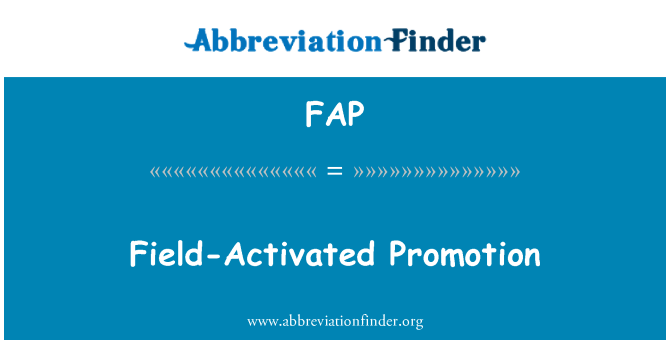 FAP: Felt-aktiveret fremme